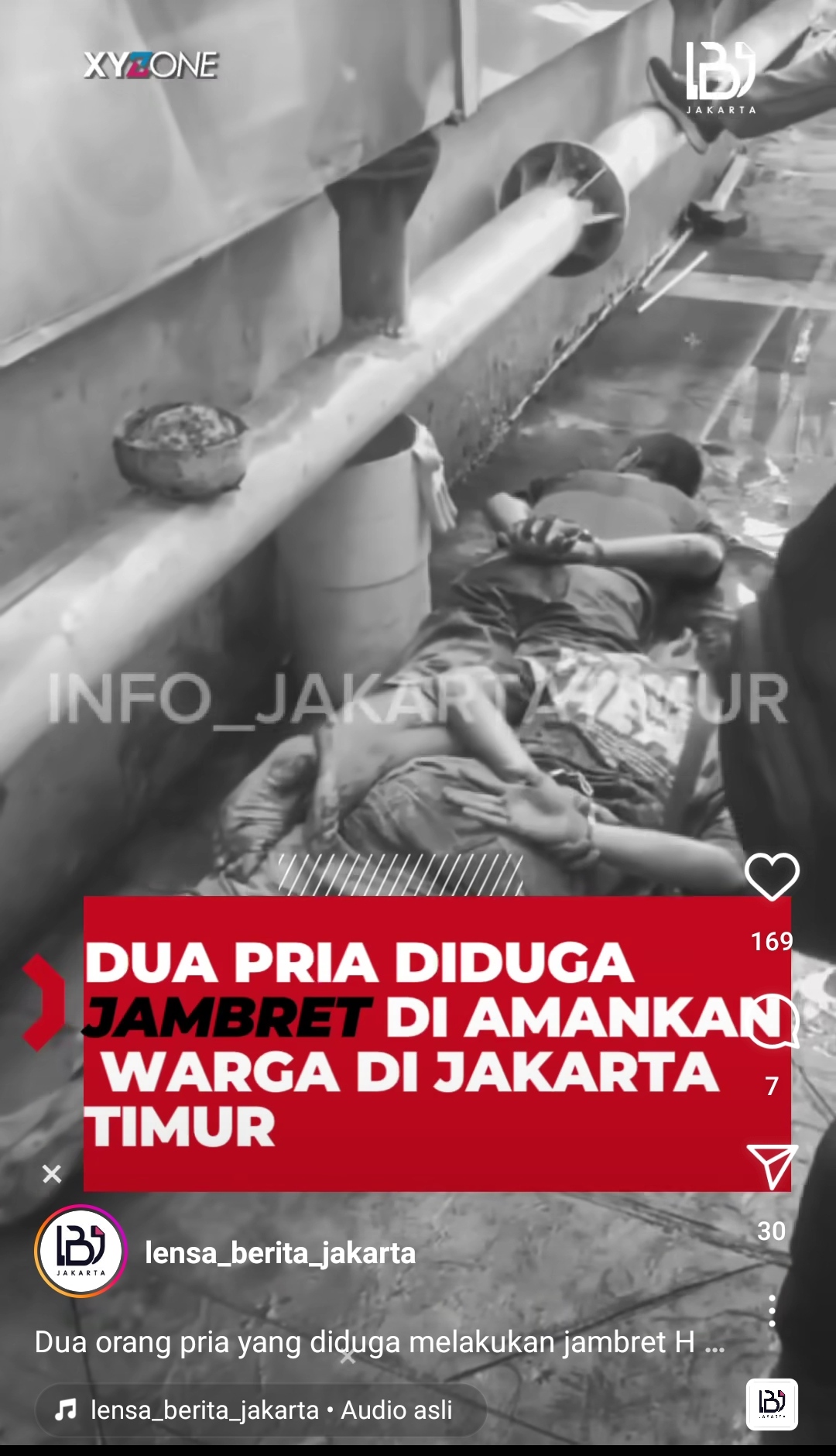 Pagi Buta Nekat Rampas HP Milik  Bocah, Dua Jambret Diringkus Warga Kayu Putih