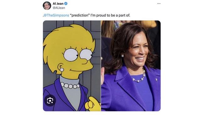 The Simpsons “Ramalkan” Kamala Harris Jadi Presiden AS dalam Episode Tahun 2000