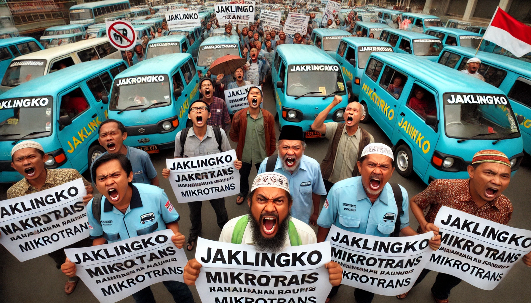 Ilustrasi. 29 Rute JakLingko Tidak Beroperasi Akibat Demonstrasi Sopir Hari Ini. (XYZonemedia.com)