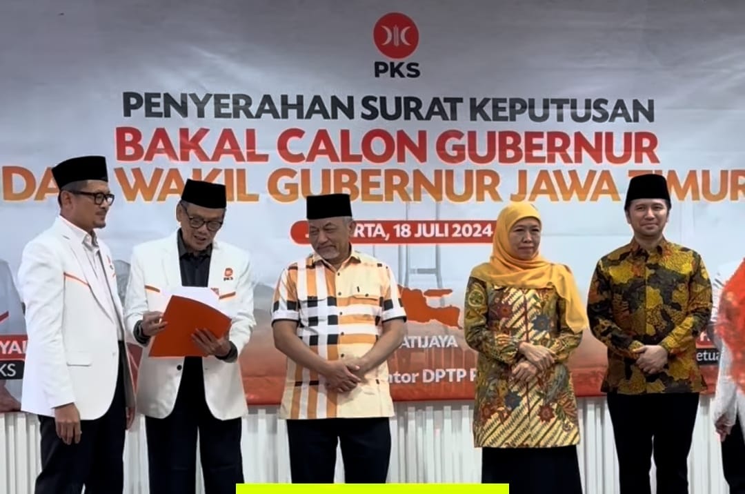 Deklarasi Dukungan PKS kepada Khofifah dan Emil untuk Kursi Gubernur Jatim