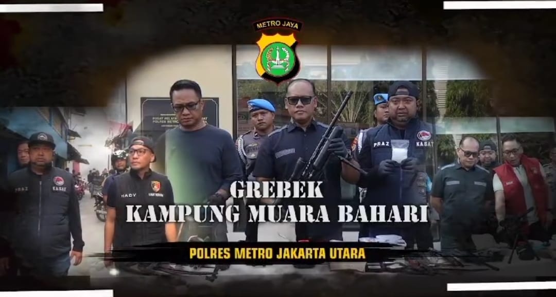 Razia Besar di Kampung Muara Bahari, 31 Tersangka Narkoba Ditangkap