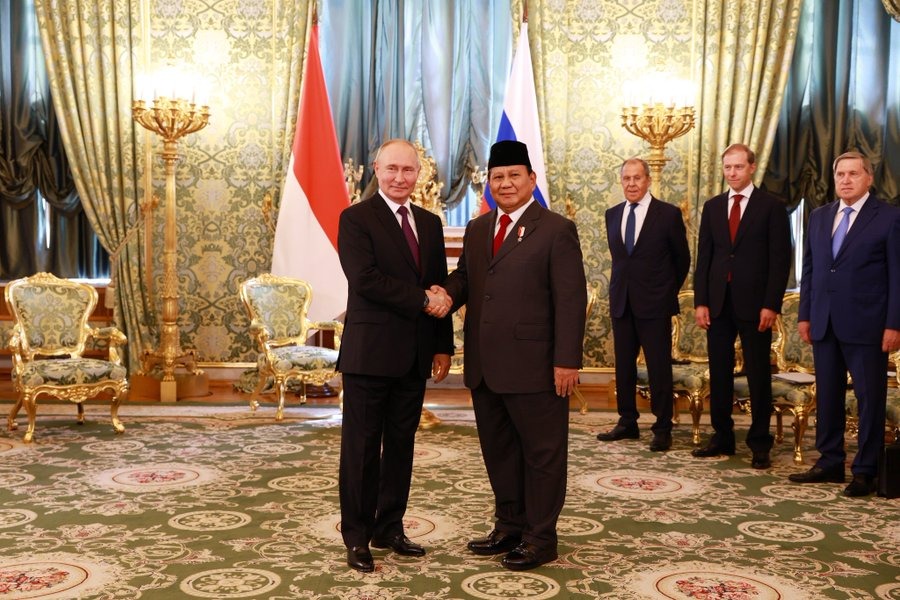 Prabowo Subianto Bahas Kerja Sama Energi Nuklir dengan Vladimir Putin