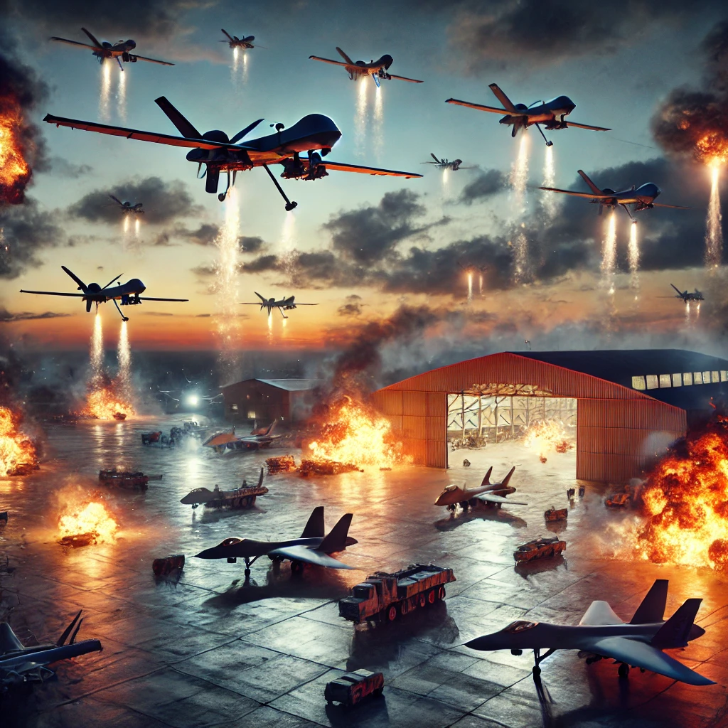 Ilustrasi. Serangan Drone Ukraina Guncang Empat Pangkalan Udara Rusia