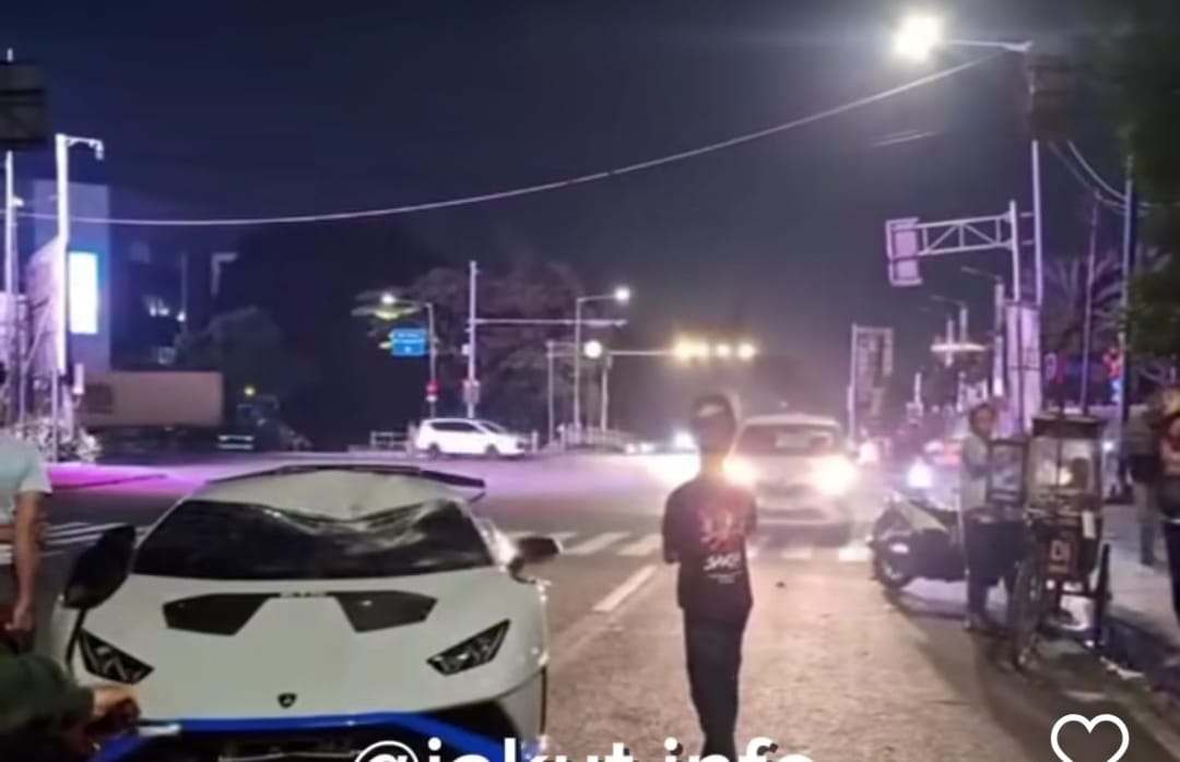 Kronologi Kecelakaan Lamborghini Tabrak Pemulung Hingga Tewas di Jakarta Utara