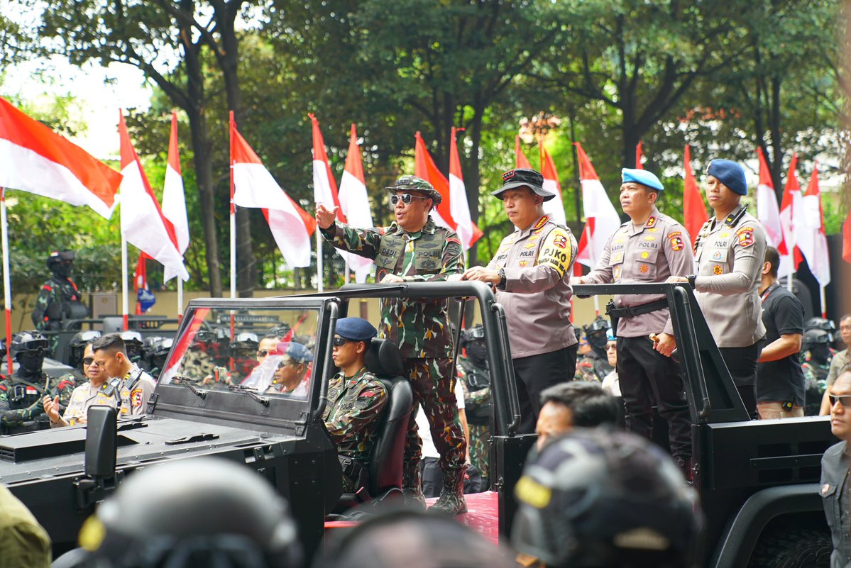  Polri Siagakan 15 Ribu Personel Amankan Pelantikan Prabowo-Gibran