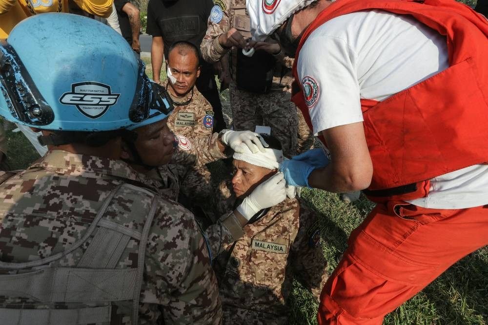 Lima Penjaga Perdamaian Terluka akibat Serangan Drone Israel 