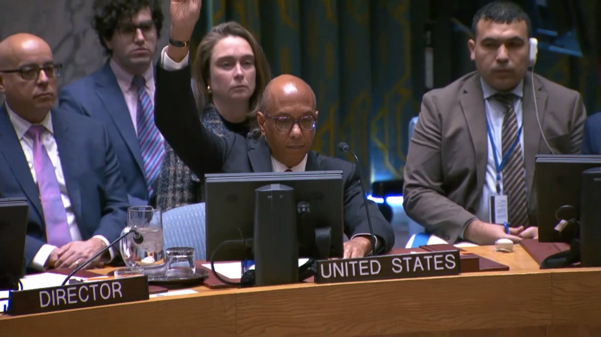 Amerika Serikat memveto resolusi Dewan Keamanan PBB tentang gencatan senjata di jalur Gaza. (X/@UN_News_Centre)