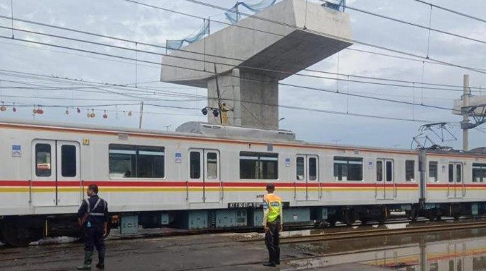 Banjir Rob Jakut, 19 Perjalanan KRL Jakarta Kota-Priok Terganggu