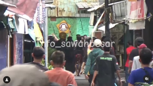 Tawuran 2 Kelompok Remaja Bersenjata di Sawah Besar Jakpus, Imbas Perang Petasan Malam Tahun Baru