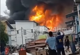 Pemadaman Kebakaran Gudang di Dadap Tangerang Makan Waktu 12 Jam, Temui Kendala