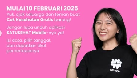 Cek kesehatan gratis. Foto: Instagram @kemenkes_ri