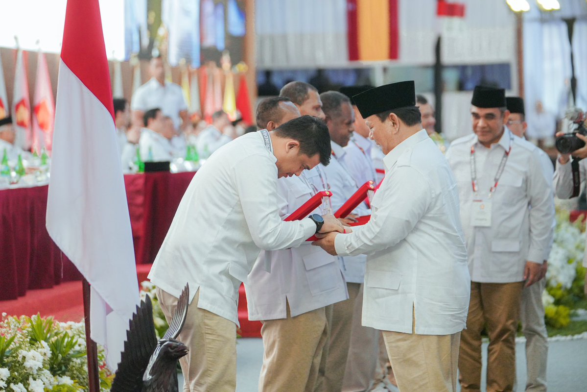 Bobby Nasution resmi bergabung dengan Gerindra. (Foto X/@bobbynasution_)