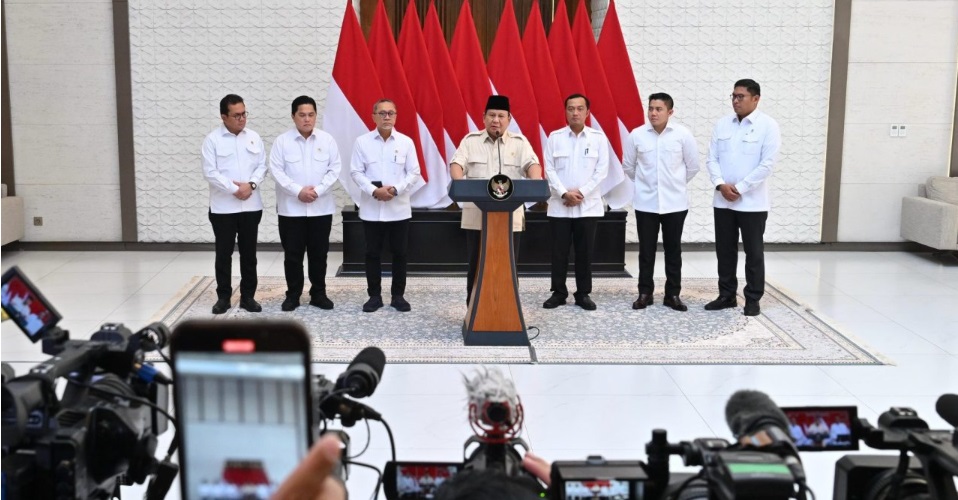 Presiden Prabowo Subianto. Foto: BPMI Setpres/Cahyo
