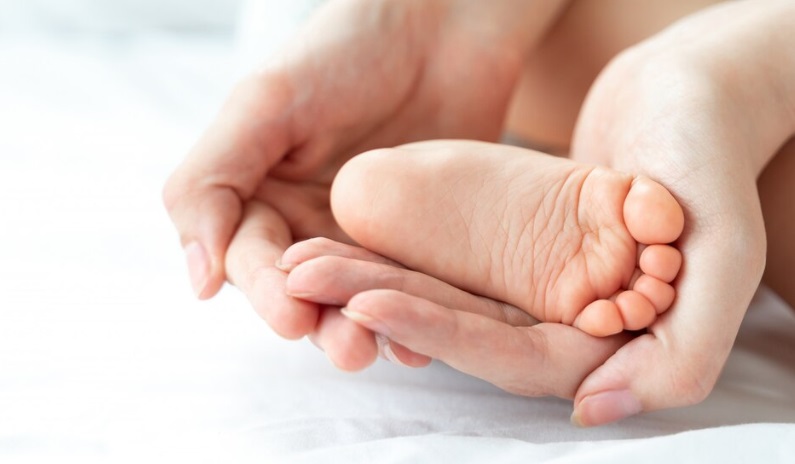 Ilustrasi kaki bayi. Foto: Freepik
