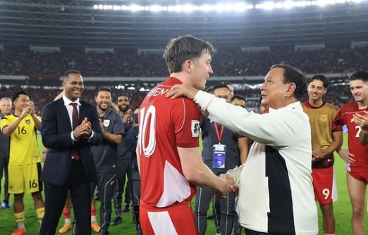 Kalahkan Bahrain 1-0, Prabowo Optimistis Indonesia Lolos Piala Dunia 2026