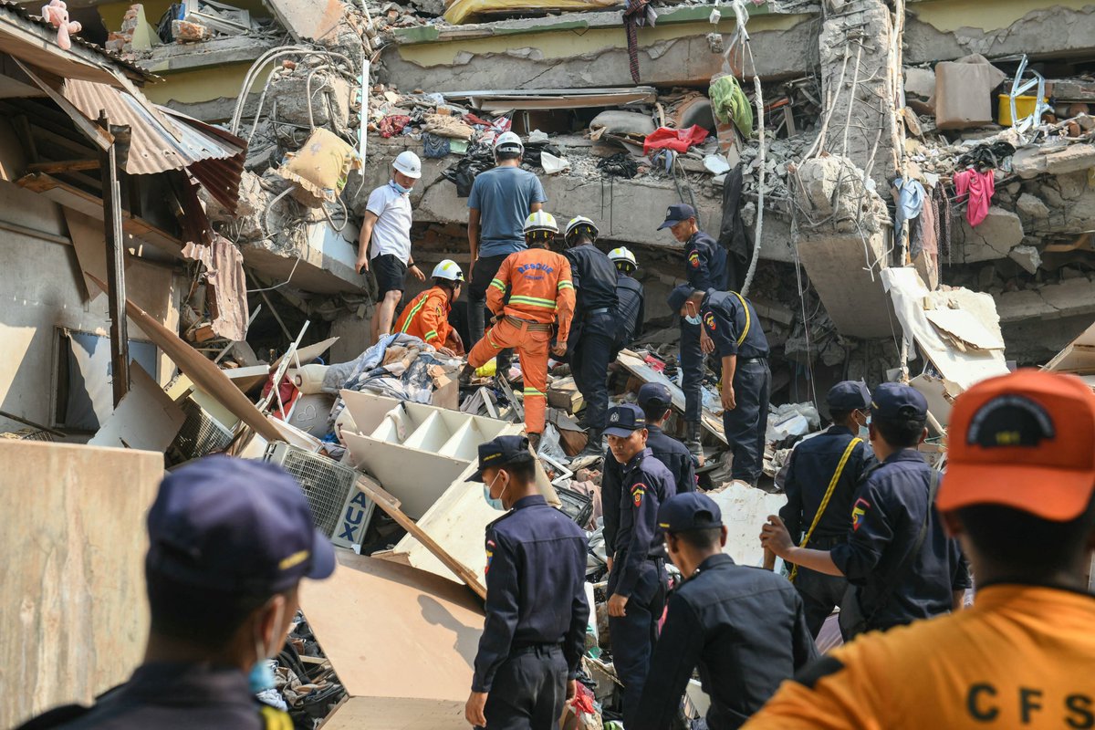 Gempa Myanmar: Upaya Penyelamatan Terkendala Kekurangan Peralatan