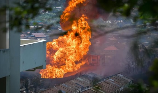 Kebakaran Pipa Gas di Malaysia Padam, 305 Orang Dievakuasi, Tak Ada Korban Jiwa
