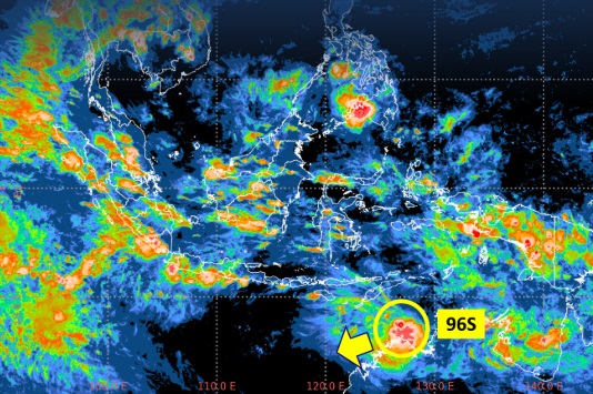 BMKG Sebut Waspada Cuaca Ekstrem di Indonesia Timur Gegara Bibit Siklon Tropis 96S di Laut Timor