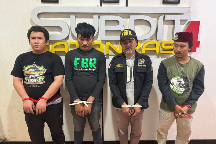 Tersangka pelaku pemerasan  merupakan anggota Forum Betawi Rempug (FBR) Cabang Bojongsari.